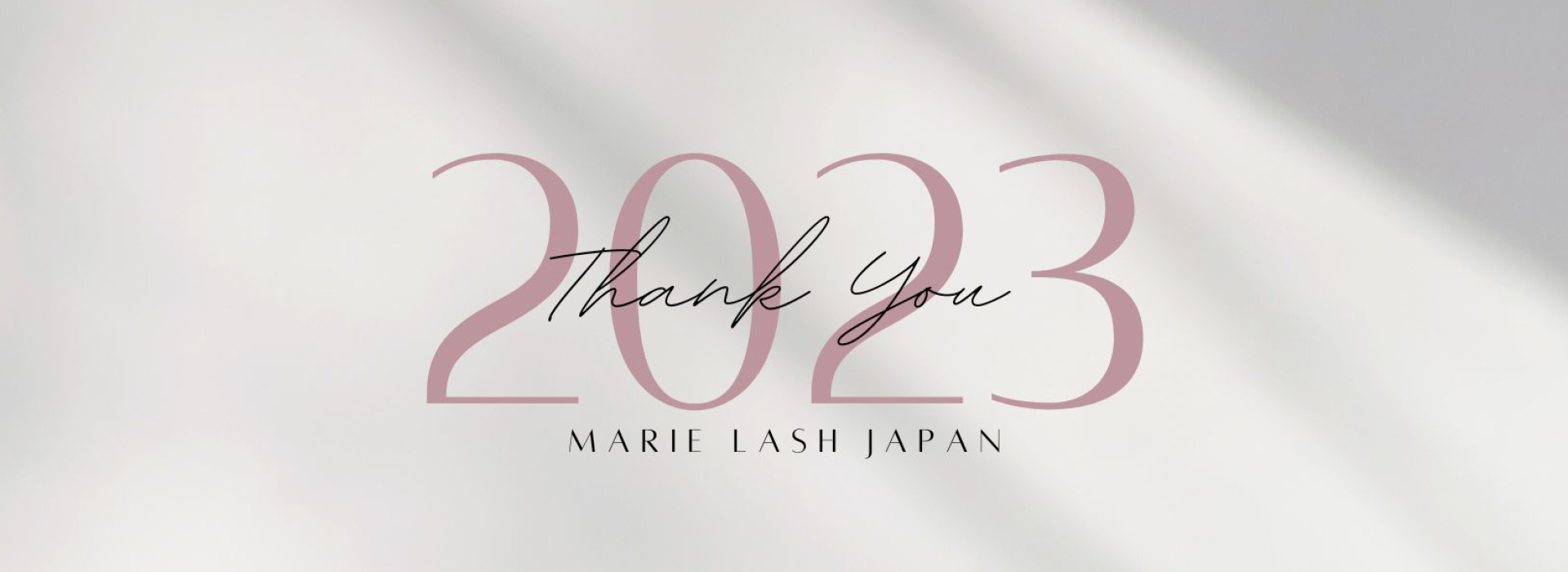 Thank you 2023 MARIE LASH end of the year banner